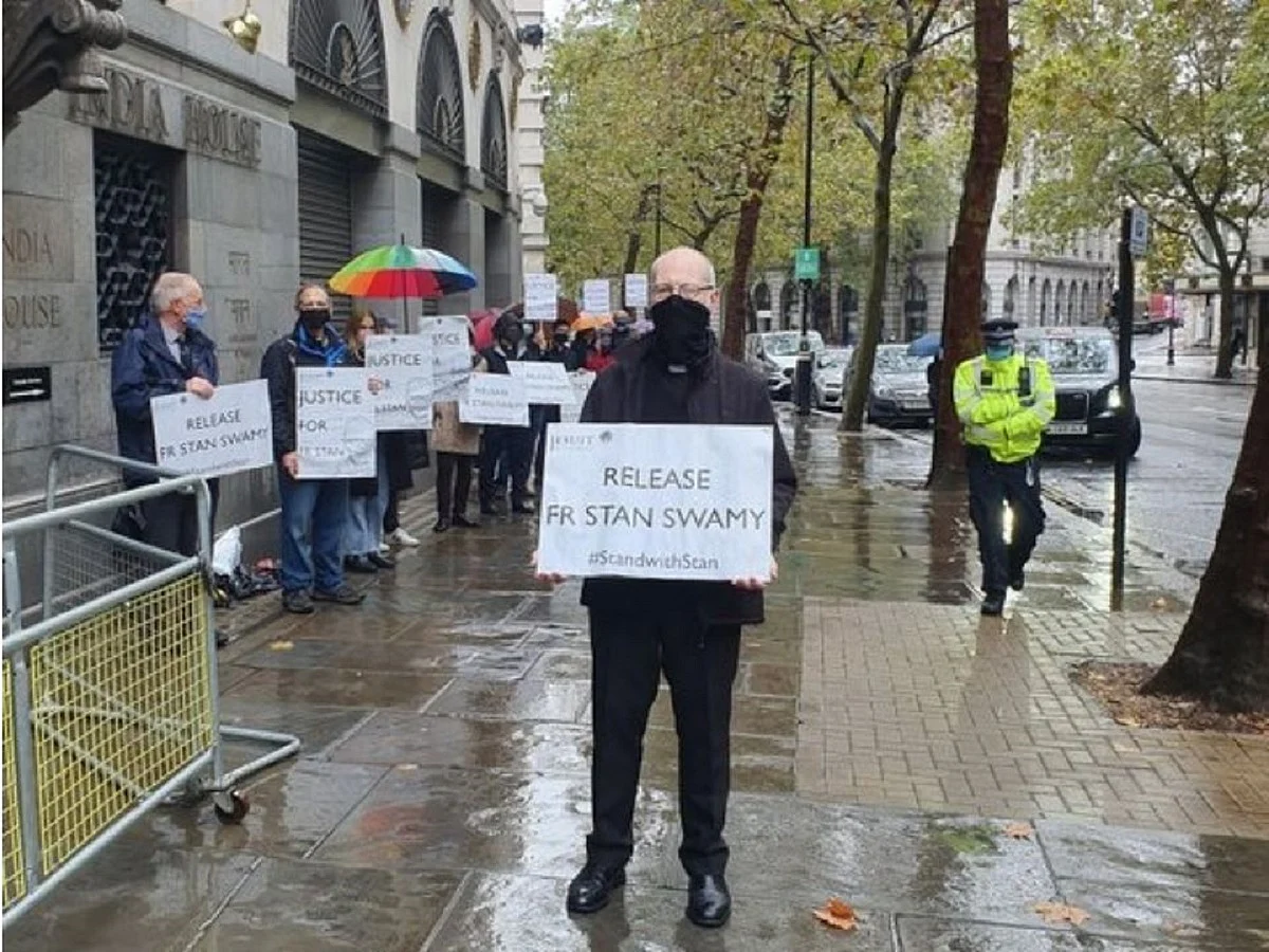 Fr Stan’s arrest figures in UK Parliament: UK govt says, Indian authorities were ‘alerted’  