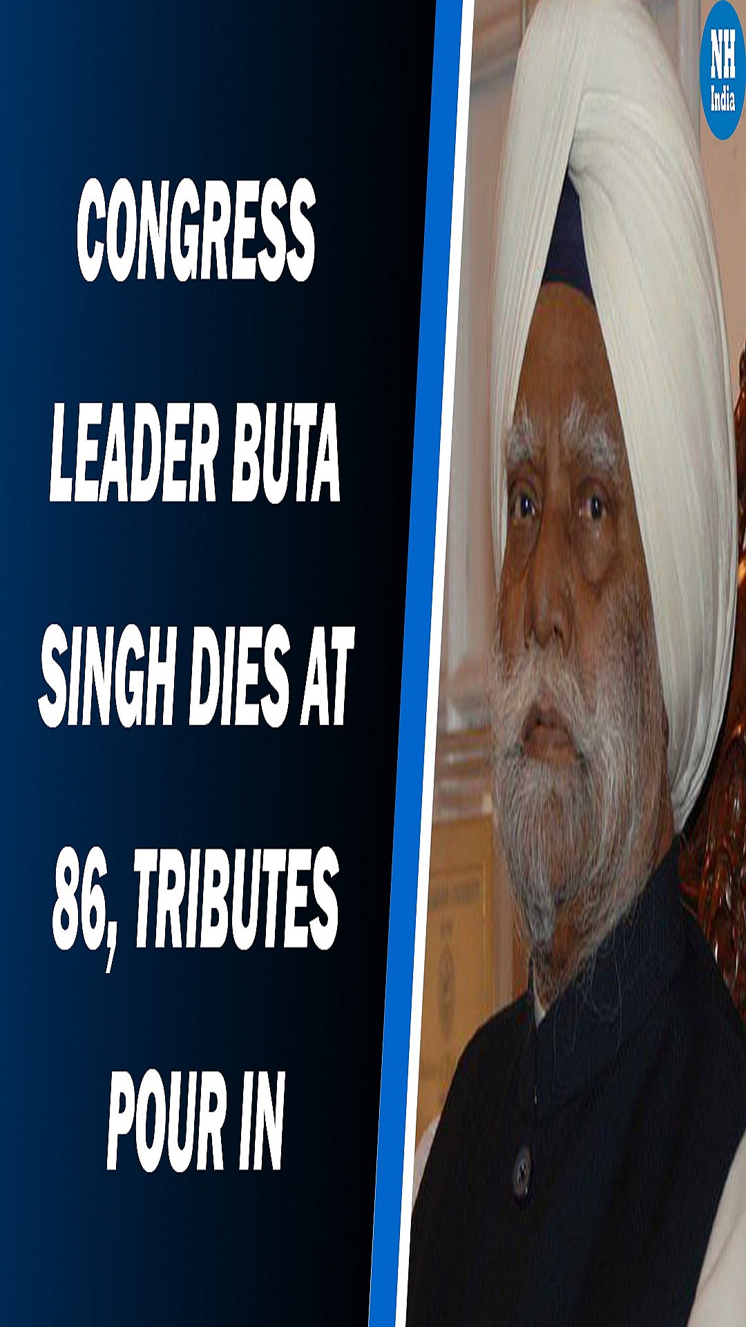 Congress Leader Buta Singh Dies At 86, Tributes Pour In