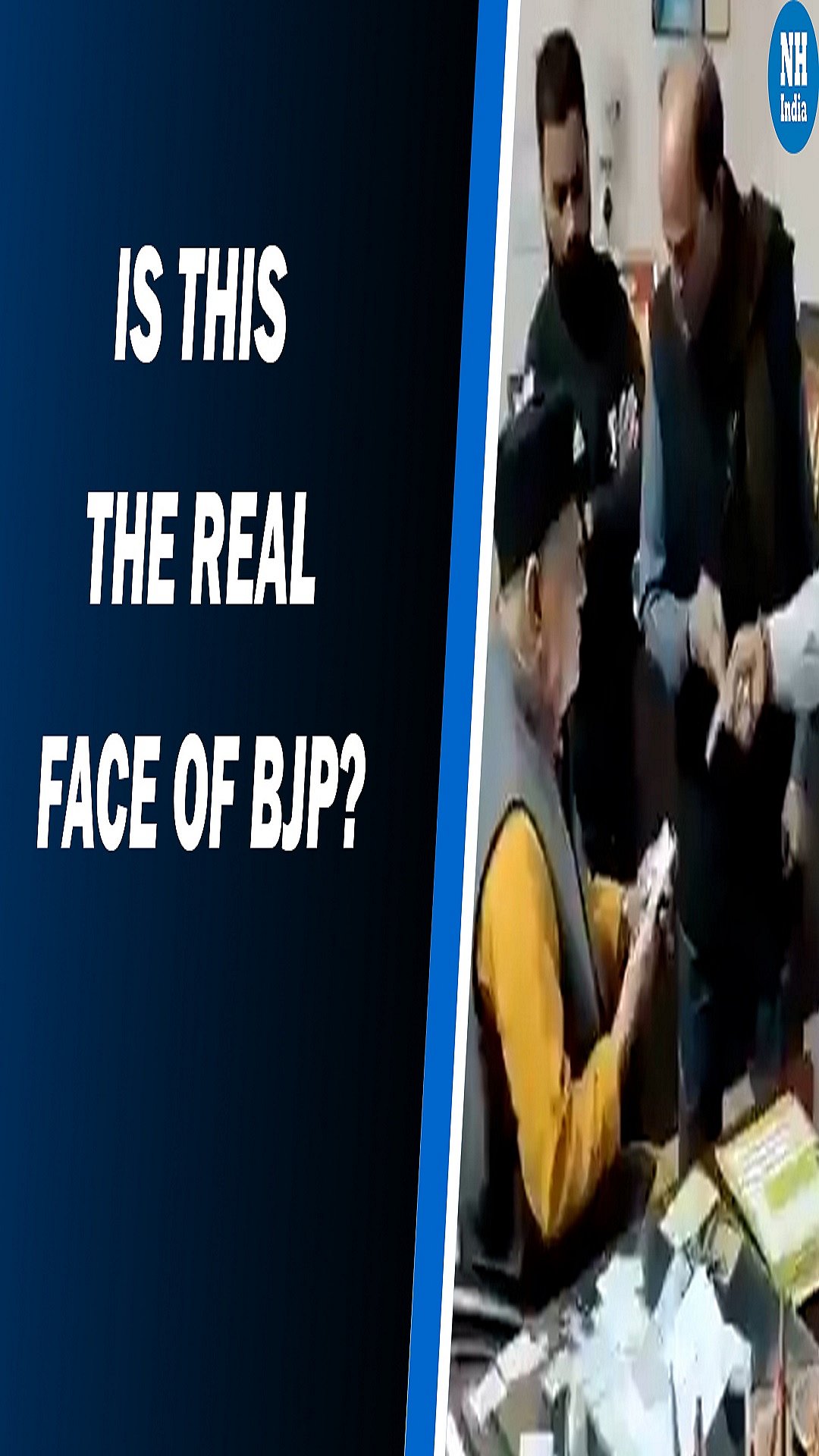  BJP’s Ex-MLA thrashed for remarks about a girl student  