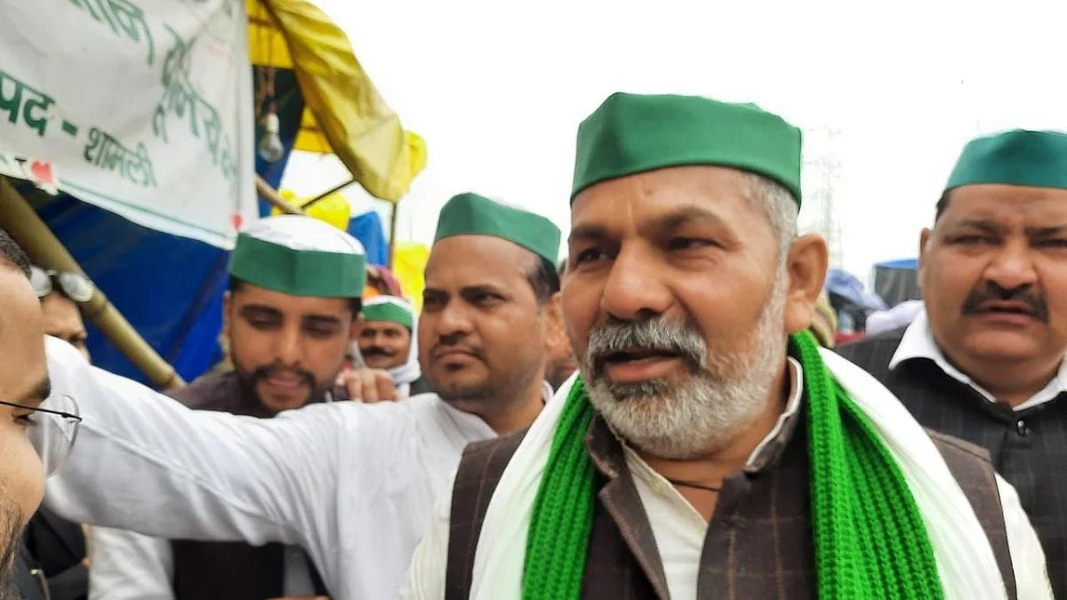 Bharatiya Kisan Union (BKU) spokesperson Rakesh Tikait