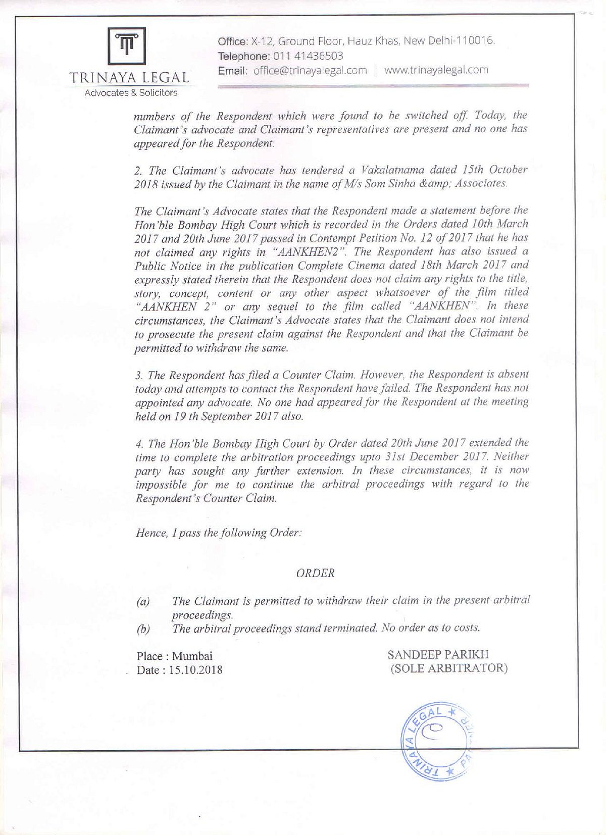 No way am I selling my rights of ‘Aankhen’, says producer Gaurang Doshi