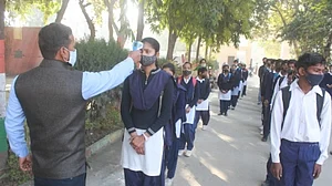 Gurugram schools reopen for classes 6 to 8