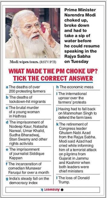 Reality Bites: Do we know what made PM Modi choke up and shed a tear in Parliament?