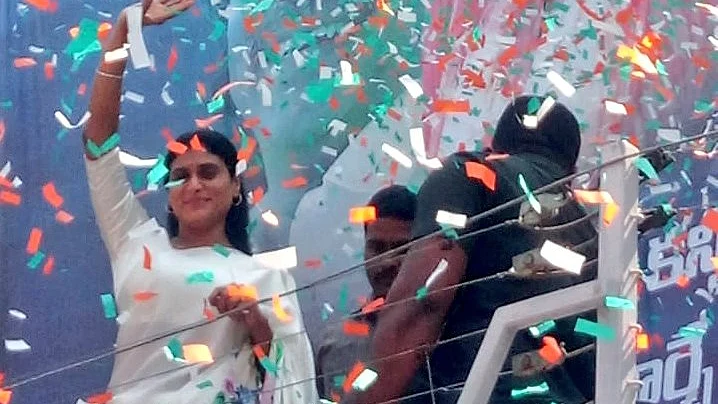 Andhra Pradesh Chief Minister Y S Jagan Mohan Reddy’s sister YS Sharmila&nbsp;