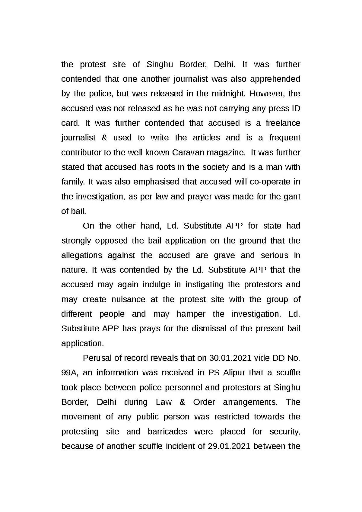 ‘Bail is a rule and jail is an exception’, Delhi court remarks while granting bail to Mandeep Punia