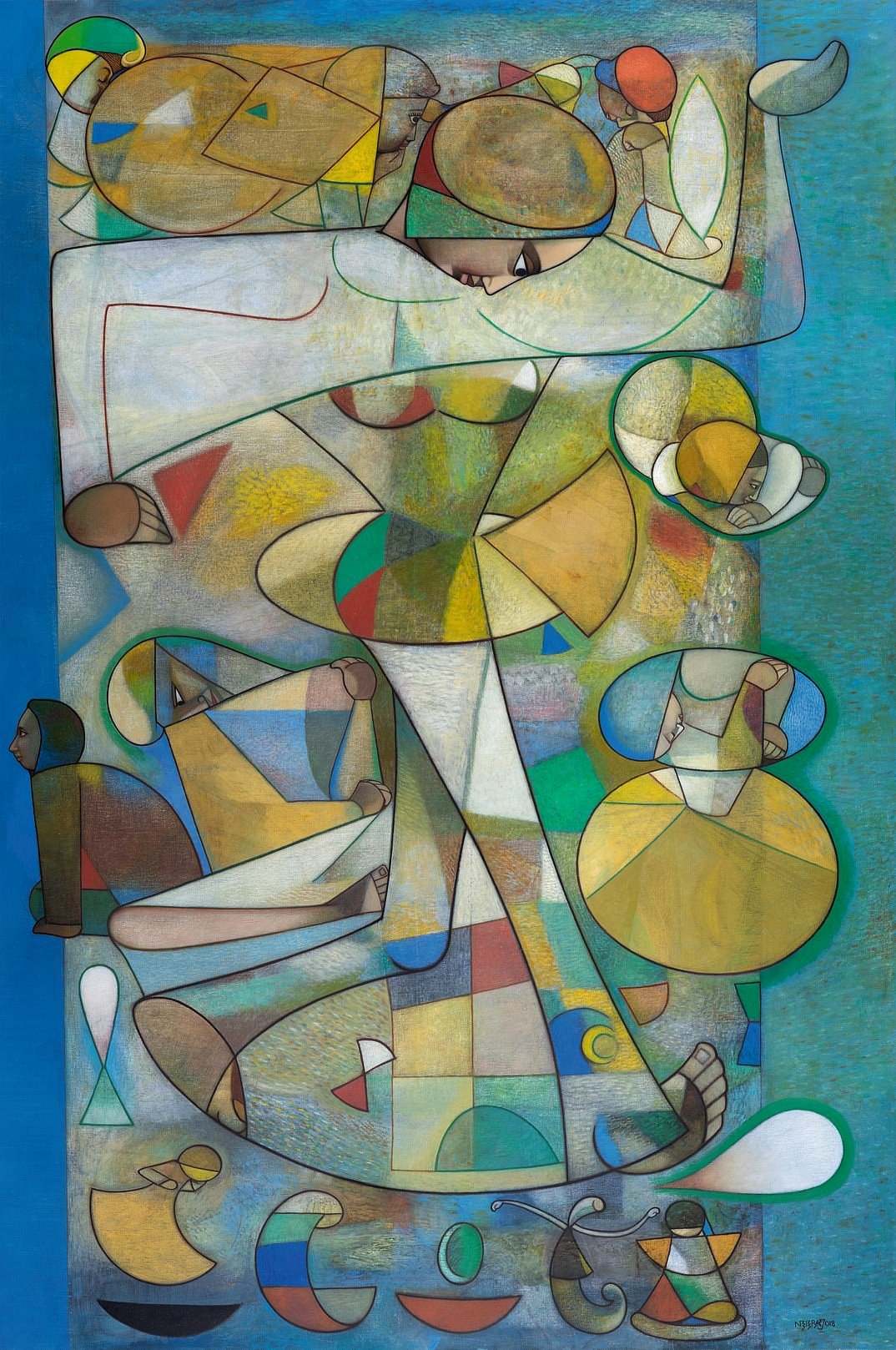 A luxury art exhibition featuring Indian master artists