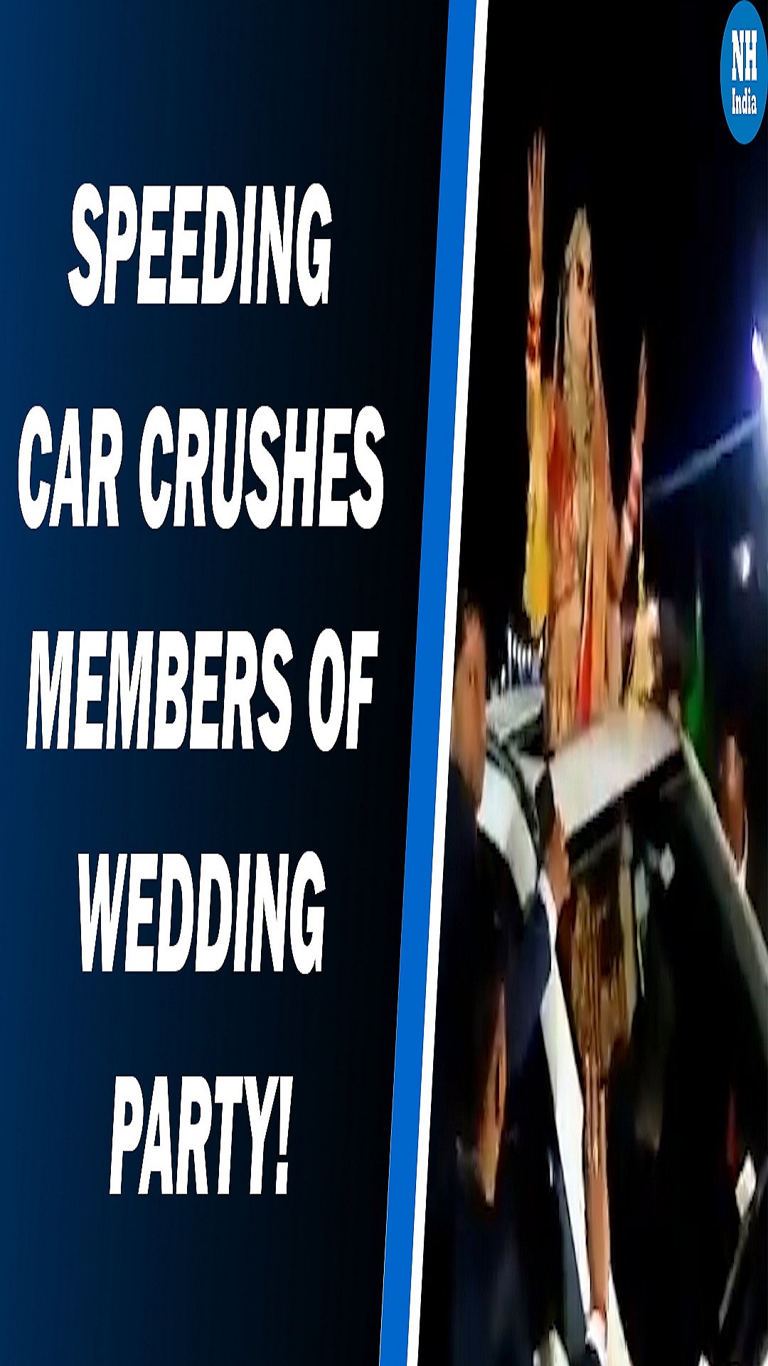 Watch: Dancing bride narrowly escapes death 