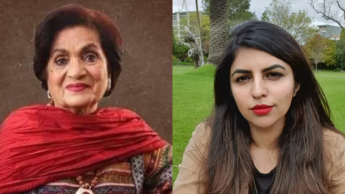 Haseena Moin (Left) Saadia Ahmed (Right)
