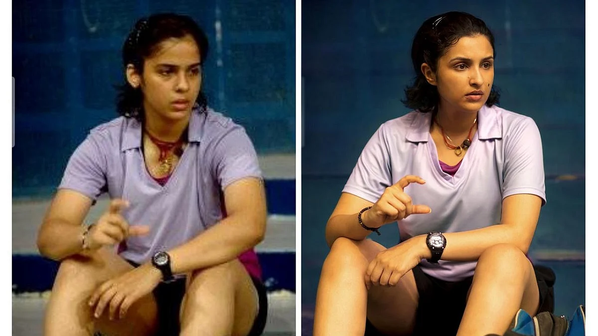 Saina vs Saina - The uncanny resemblance!