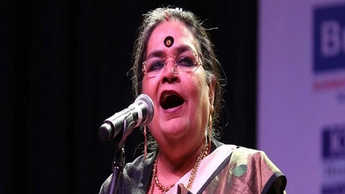Playback singer Usha Uthup (Photo Courtesy: IANS)
