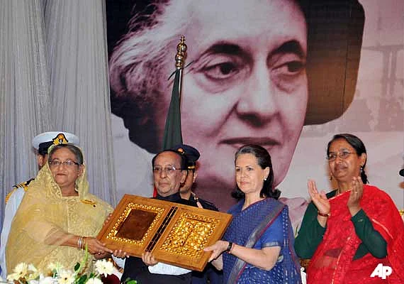Bangladesh honoured its biggest benefactor Indira Gandhi in 2011, 40 years after liberation