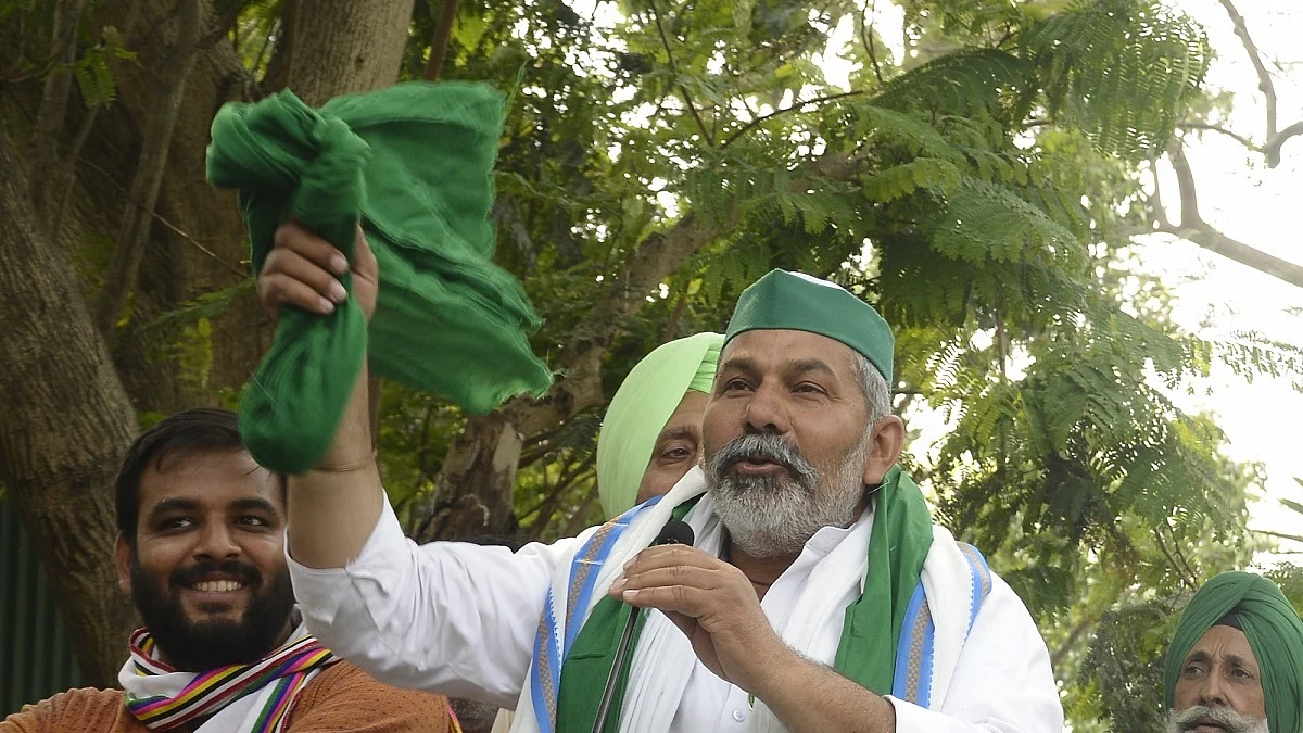 Rakesh Tikait (Photo Courtesy: IANS)