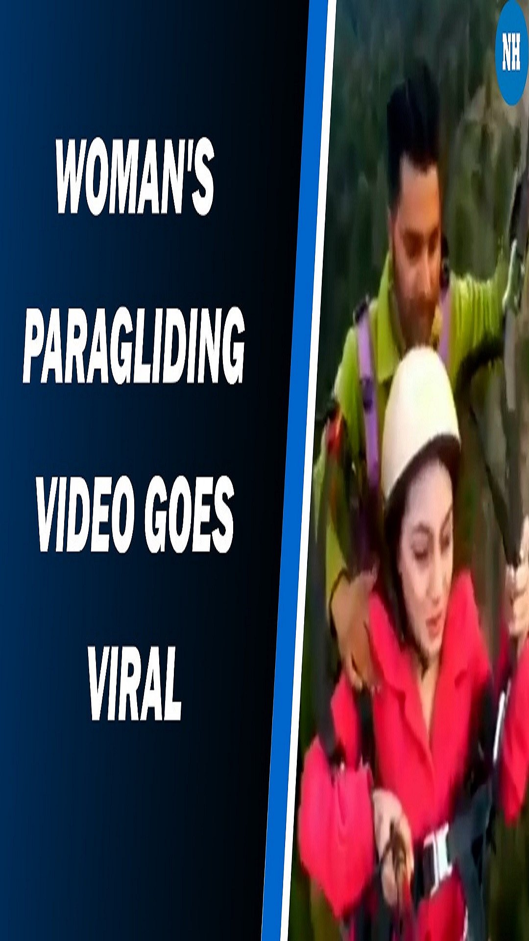  Now, a woman’s paragliding video goes viral  