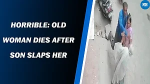 Elderly woman dies after son slaps her