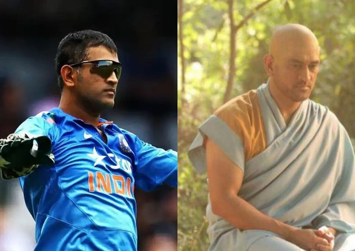 Dhoni’s monk look sends social media in a frenzy      