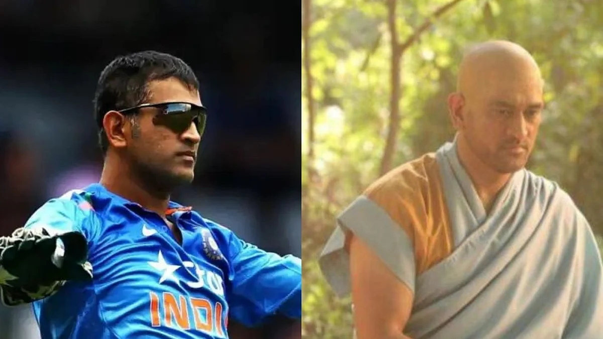 Dhoni’s monk look sends social media in a frenzy      