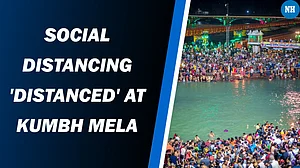 Social distancing ‘distanced’ at Kumbh Mela