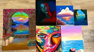 Janhvi Kapoor's painting skills remind Dia Mirza of Sridevi