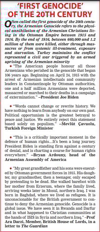 US recognition of Armenian genocide puts US-Turkish relations under fresh strain