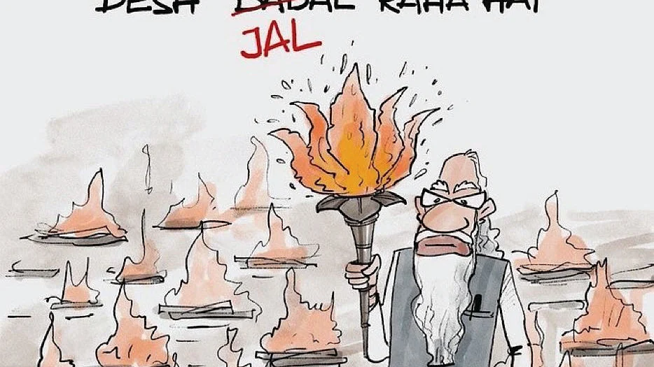 The emperor has no clothes: PM Modi in social media memes