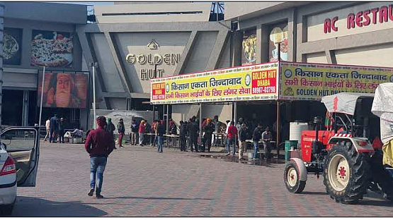Alleging harassment by Haryana Police, farmers rally support for Golden Hut 'dhaba' at Kurushetra