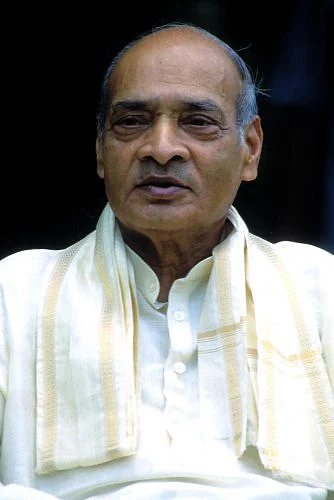 Former Prime Minister P V Narasimha Rao (Photo courtesy: Twitter/@rajeevgowda