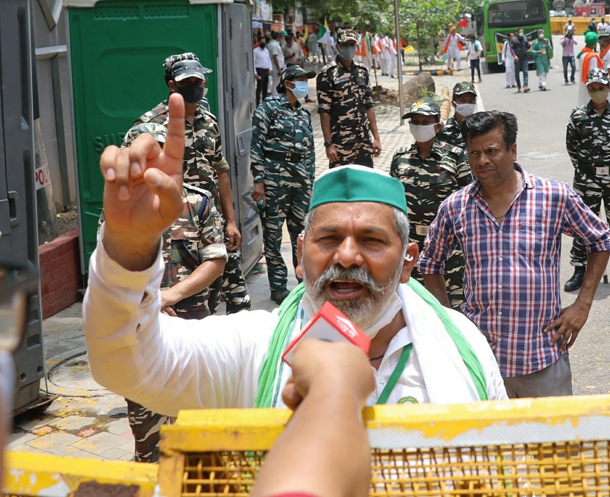 200 farmers reach Jantar Mantar for protest against farm laws amid Parliament session