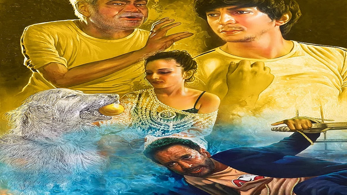 Short film 'Bullet Proof Anand's hand-made poster a homage to retro Hindi crime novels!