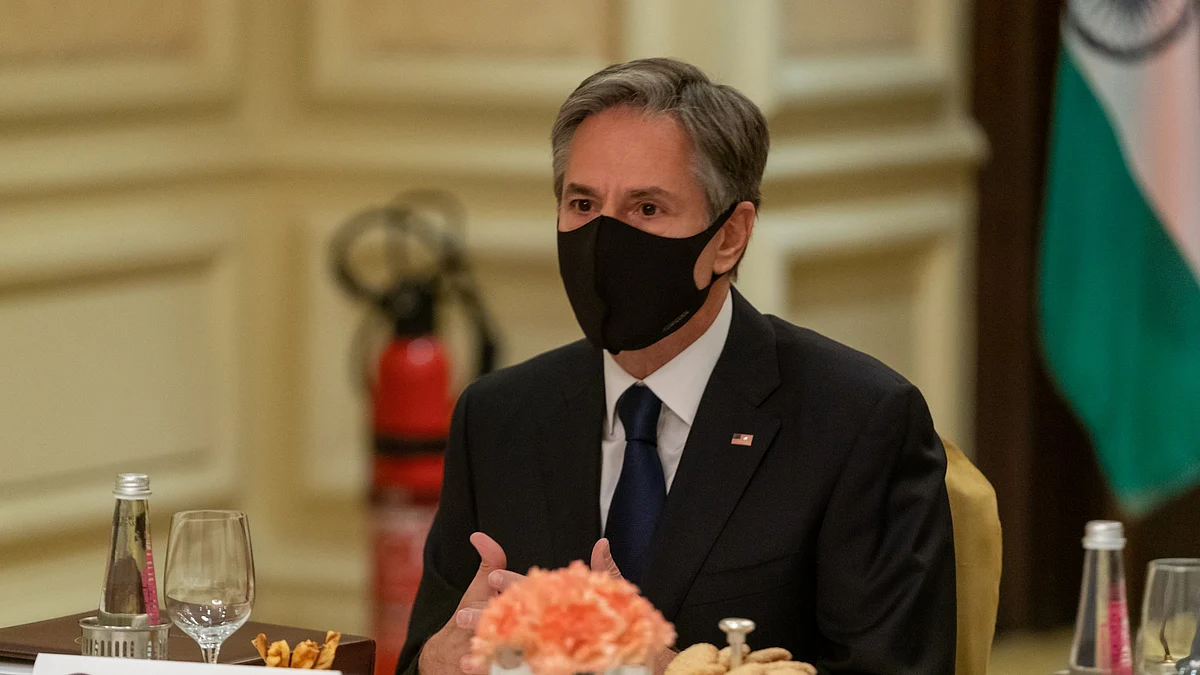 At a time of democratic recession, its vital that US, India stand together: Blinken