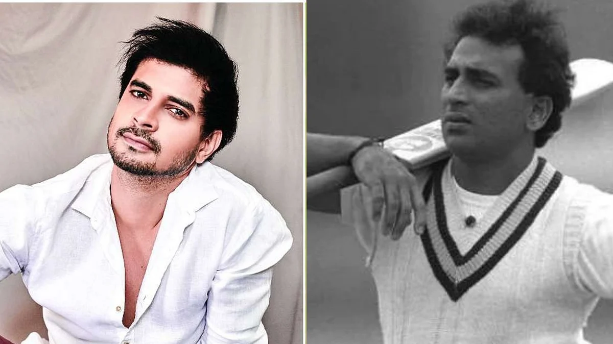 From Left to Right ( Actor Tahir Raj Bhasin and Cricketer Sunil Gavaskar)