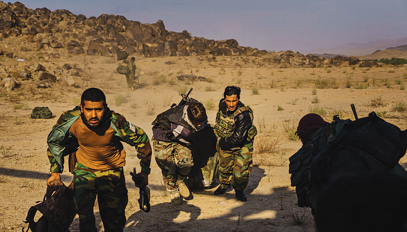 Afghans from the countryside fleeing to the cities while the rich flee from the country 