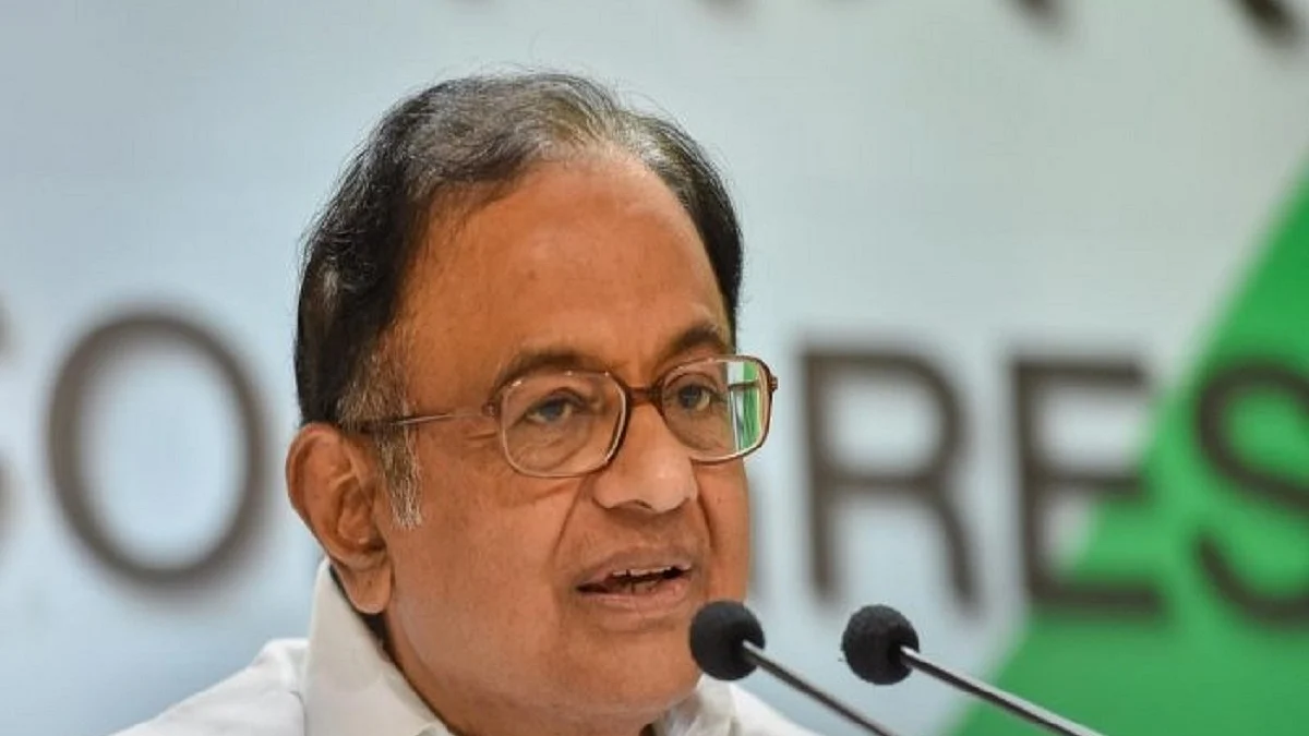 Congress leader P Chidambaram