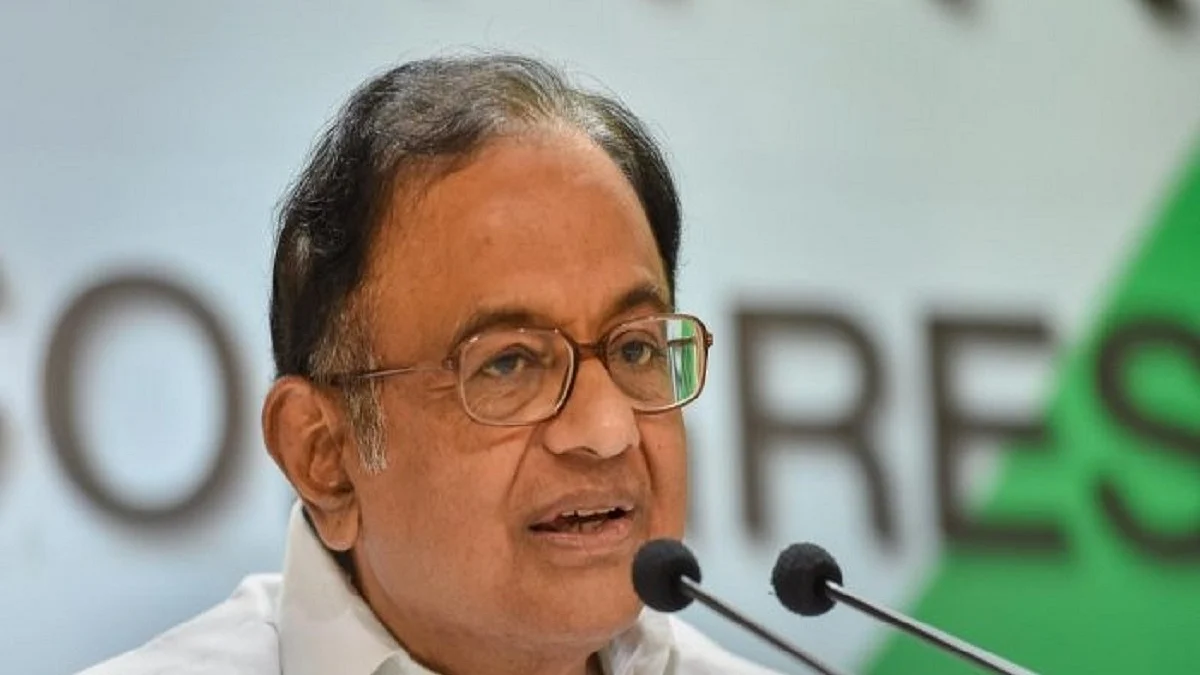 Senior Congress leader P Chidambaram
