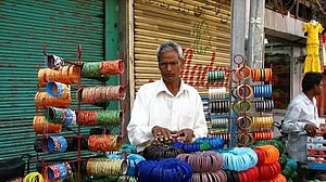 A bangle seller (Representative image)