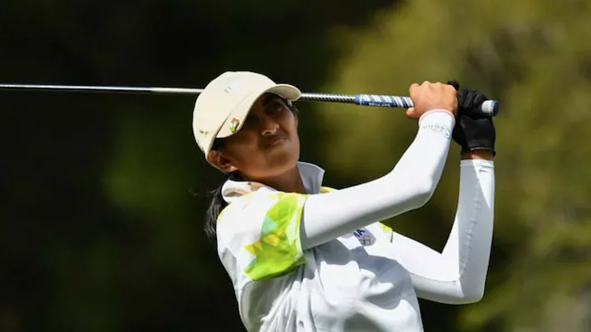 Aditi tied 3rd as storm disrupts final round of Olympic golf
