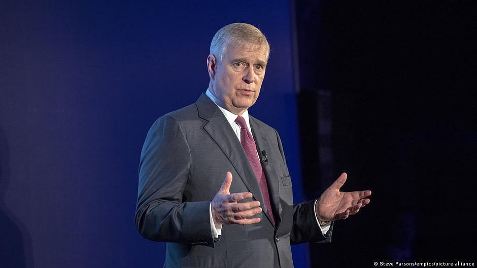 Prince Andrew when he was still a prince