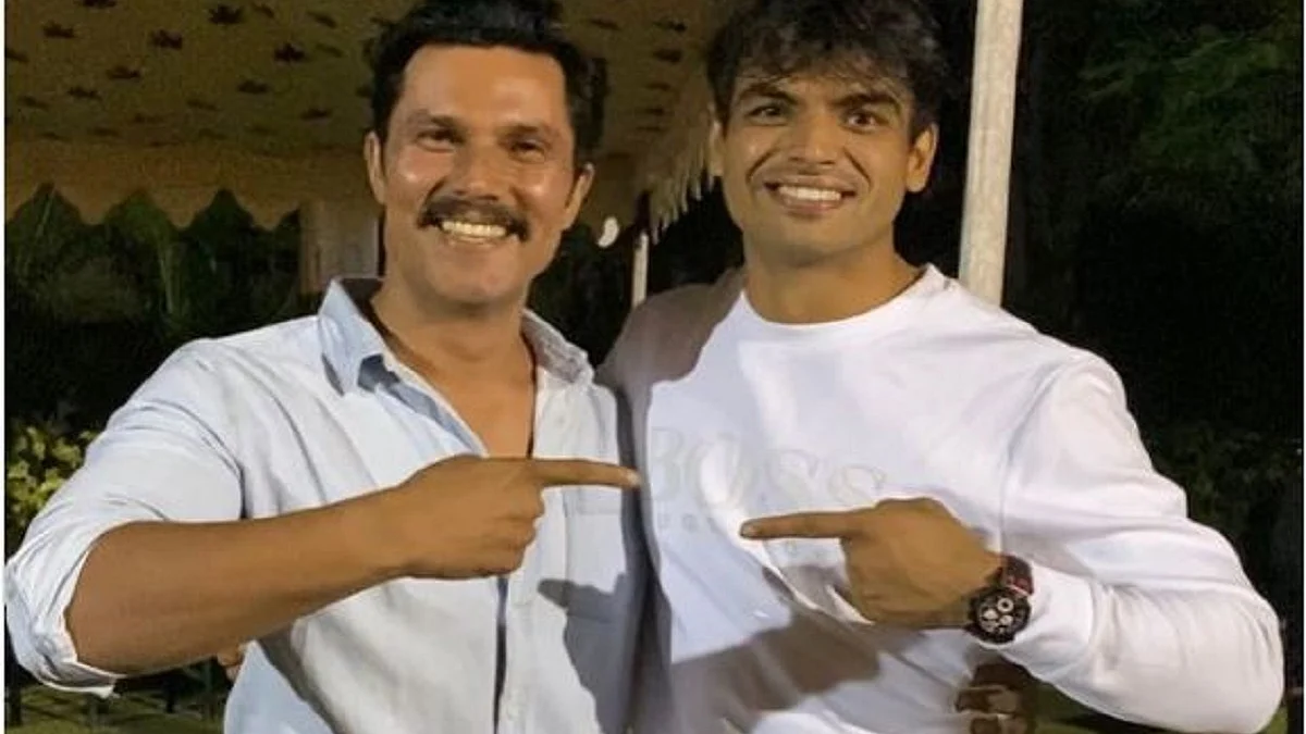 Finally! Randeep Hooda and gold medalist olympian Neeraj Chopra come together