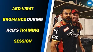 AB de Villiers-Virat Kohli’s bromance during RCB’s training session in UAE goes viral