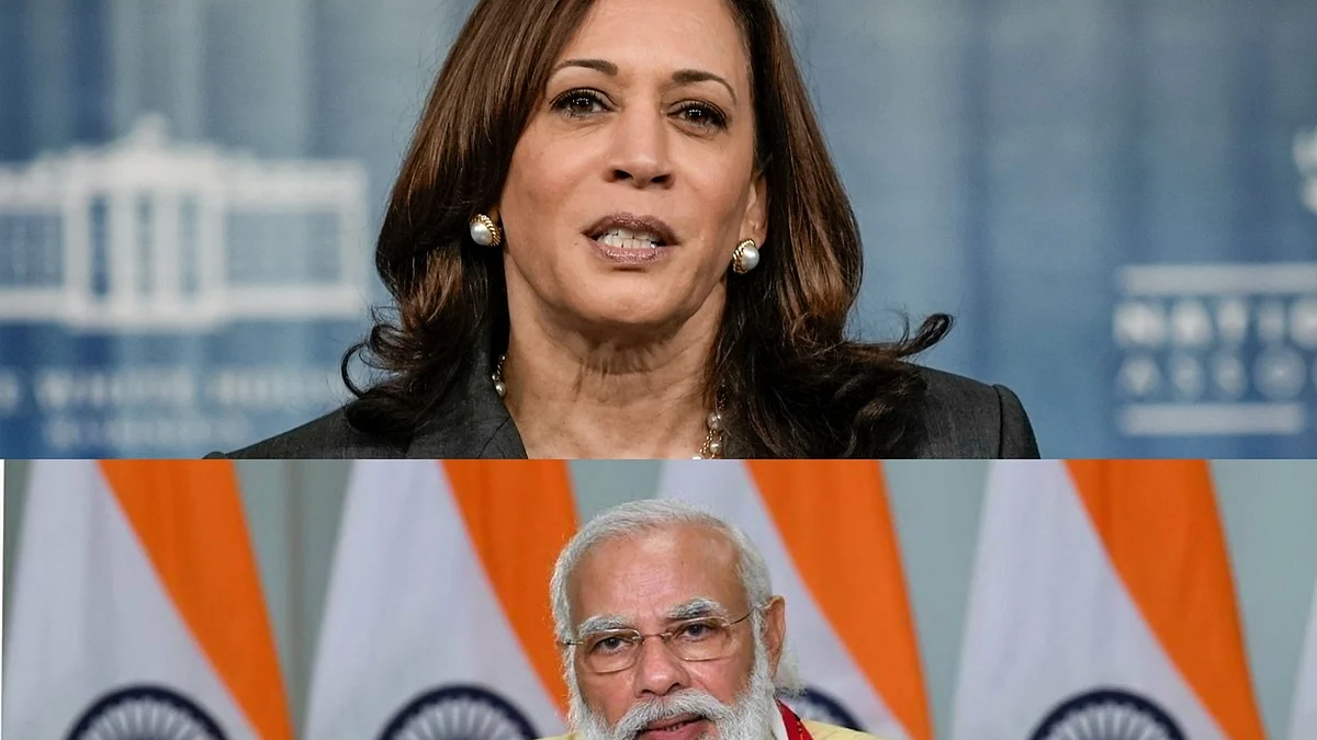 Kamala Harris and Narendra Modi