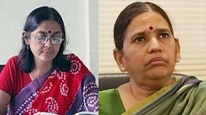 Shoma Sen (Left) Sudha Bharadwaj (Right)