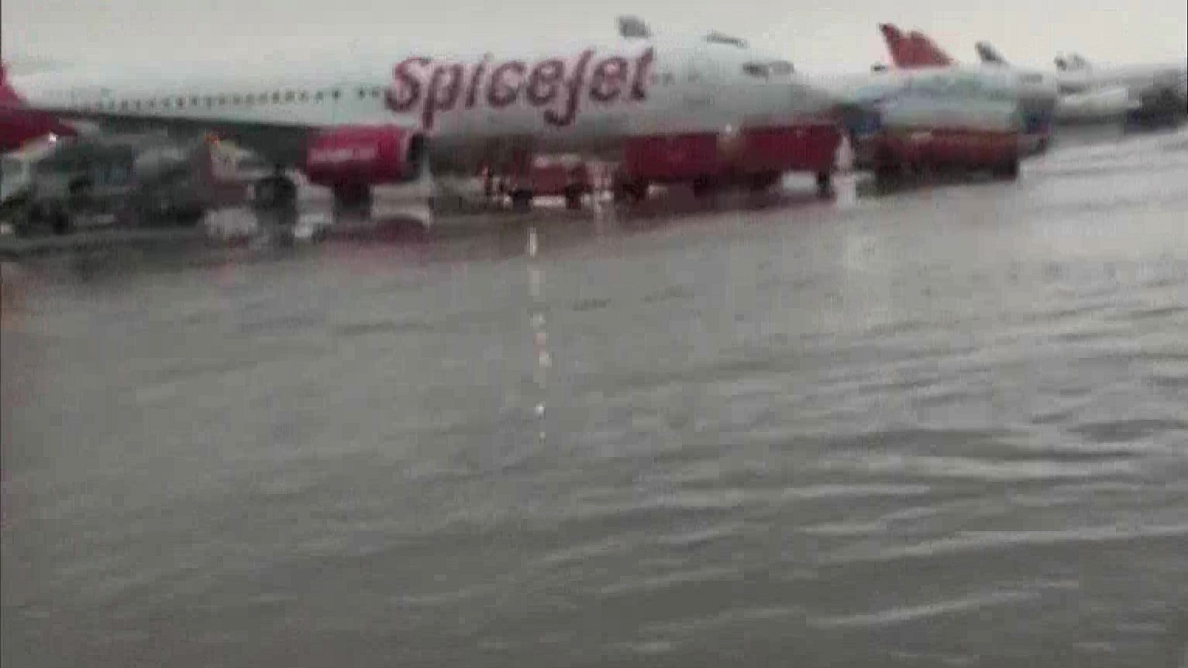 Delhi airport's forecourt waterlogged briefly following heavy rains: DIAL