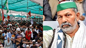 Farmer leader Rakesh Tikait