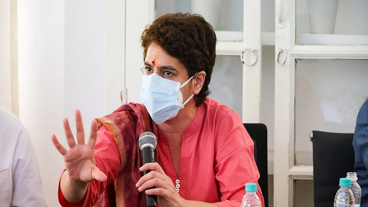 Congress General Secretary Priyanka Gandhi (Photo Courtesy: IANS)