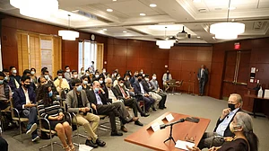 Finance Minister Nirmala Sitharaman at Kennedy School, Boston