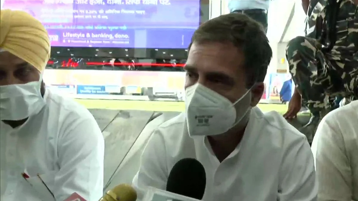 Congress leader Rahul Gandhi (Photo Courtesy: Twitter/@ANI)
