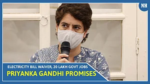 Electricity bill waiver, 20 lakh govt jobs: Here’s what Priyanka promises if Congress comes to power in UP