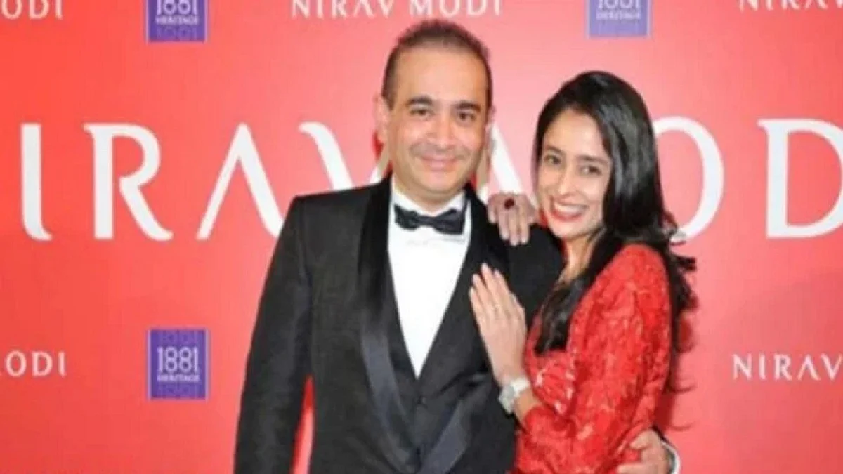File photo of Purvi Modi and Nirav Modi (Courtesy: Social media)
