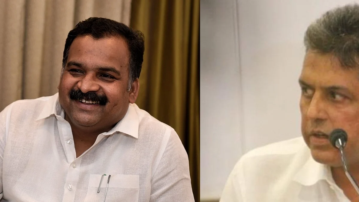 Manish Tewari and Manickam Tagore