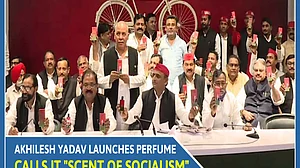 SP president Akhilesh Yadav launches perfume, calls it "scent of socialism"