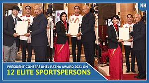 President Ram Nath Kovind Confers Khel Ratna Award 21 on 12 Elite Sportspersons: Neeraj Chopra to Mithali Raj